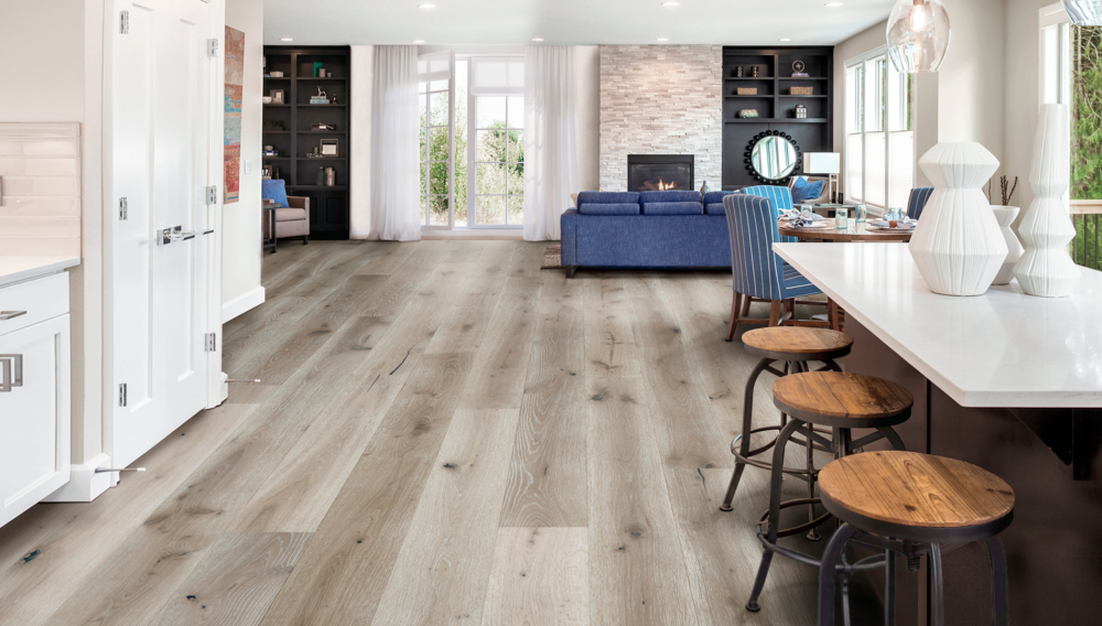 Montage European Oak Rhone Engineered Hardwood Room Scene