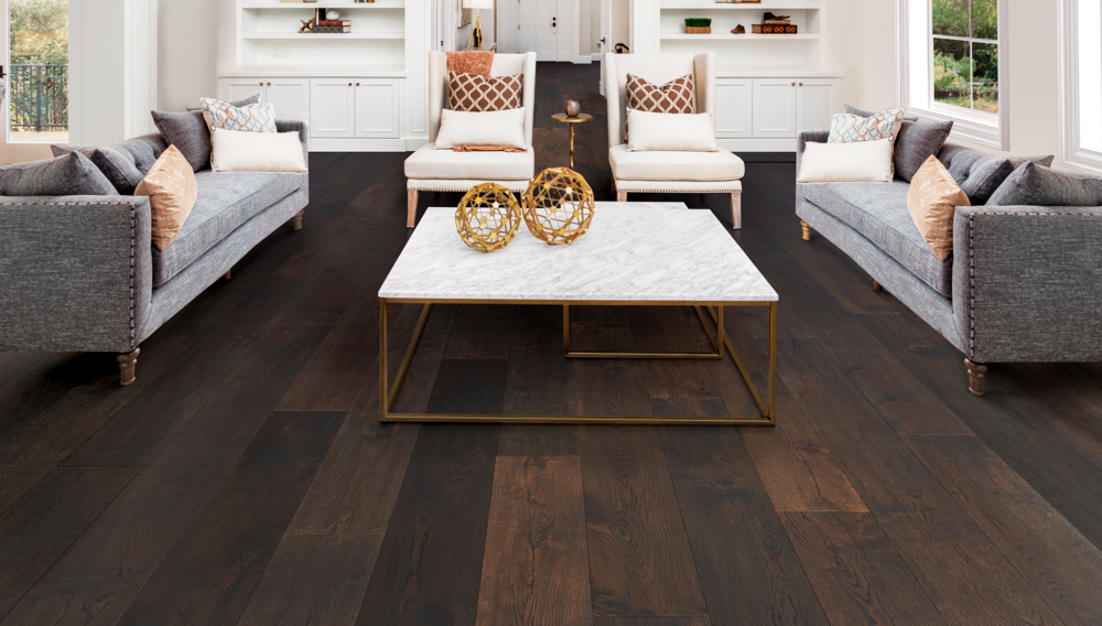Montage European Oak Russo Engineered Hardwood Room Scene