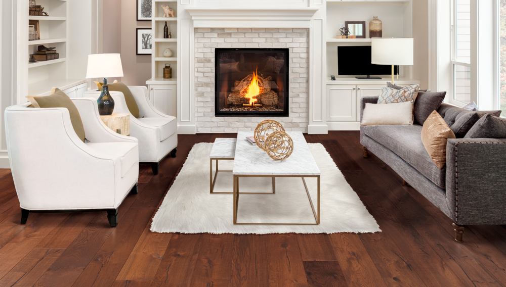 Montage European Oak Sienna Engineered Hardwood Room Scene