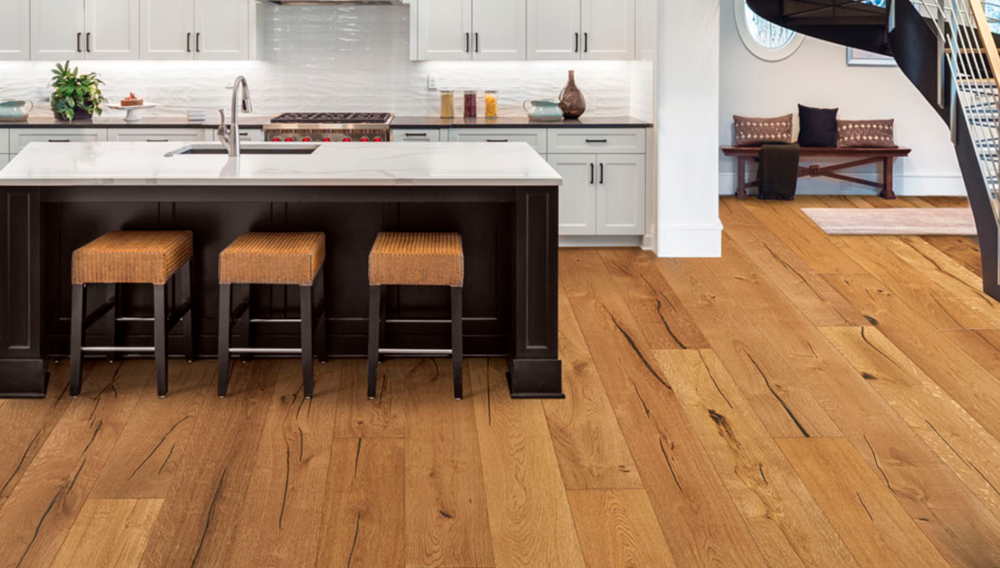 Montage European Oak Tuscan Engineered Hardwood Room Scene