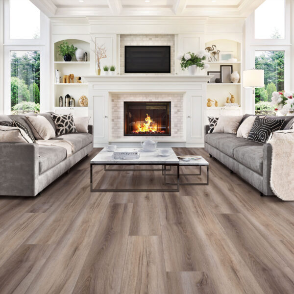 VersaCore Piedmont Stone River 5.2mm x 9" x 60" Room Scene